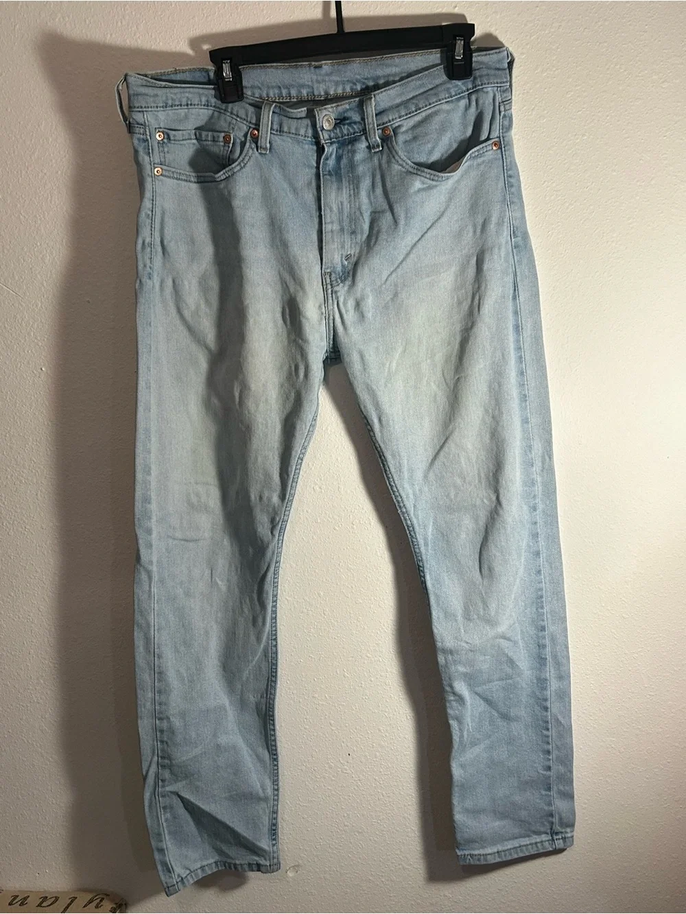 Levi's Light Blue Straight Jeans